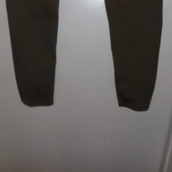 Micheal Micheal Kors Army Green Midrise Skinny Jeans Sz 12 - Picture 4 of 9